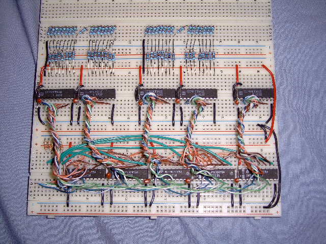 External logic and R-2R network